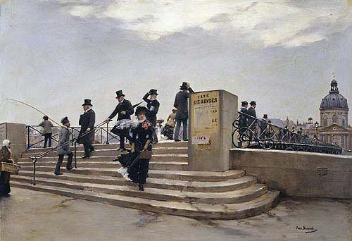 Windy Day on the Pont des Arts
